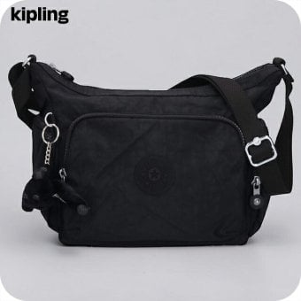 キプリング ショルダーバッグ レディース ブランド Kipling ガブ S ロゴ ワンポイント 無地 KI4493-P39 Black Noir 黒
