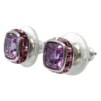 スワロフスキー swarovski ピアス アクセサリー 誕生石 2月 5660797 Birthstone バースストーン スタッドピアス レディース パープル 海外正規品