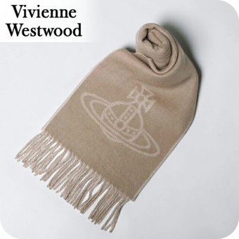 ヴィヴィアン ウエストウッド マフラー メンズ レディース ブランド Vivienne Westwood ロゴ W01MK-C405 CAMEL ビビアン