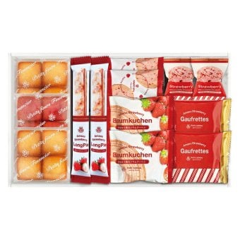 送料無料 お歳暮 あまおう苺バウムクーヘン&プチガトー ギフトボックス FAS-25 ※ 北海道・沖縄・離島は配達不可 全国送料無料御中元ギフト早割お中元2026御中元御見舞お見舞いお取り寄せグルメスイーツ
