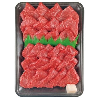 萬野和牛焼き肉用モモ600g (MBY60-MAN) [お中元][お歳暮] ※送料無料(北海道・沖縄・離島への配送不可)