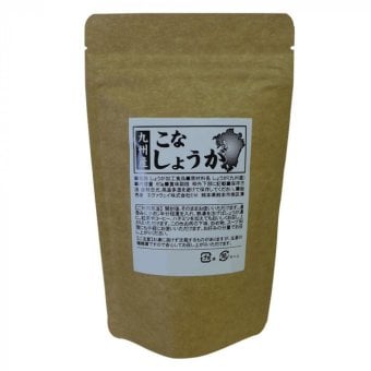 九州産 こなしょうが 60g 100% 粉末 生姜 パウダー 国産 無添加 ジンジャー ショウガオール 温活 冷え対策 薬味 調味料 万能粉末 料理 紅茶 飲み物 ぽかぽか習慣 九州産生姜 粗粉砕 120メッシュ