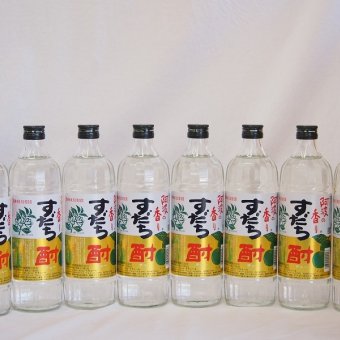 8本セット(すだち果汁すだち酎20度(徳島県)) 720ml×8本