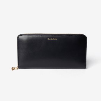 カルバンクライン Calvin Klein CK PULLER LARGE ZIP AROUND プラー ラージ ジップ アラウンドウォレット LV04F1093G 長財布 レディース 財布