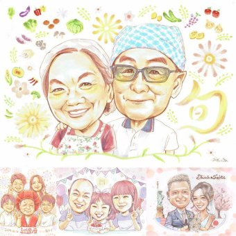 記念日の記念に、気持ちが伝わる似顔絵をお届けします。 プレゼント 似顔絵 両親 贈り物 手描き ギフト 名入れ 記念日 誕生日 結婚記念日 お祝い 彼女 恋人 両親 彼氏 下書き確認 修正無料 名入れ サプライズ 一生もの 実績多数 喜ばれる 一生もの 記念日 宝物 夫婦 感動 オリジナル 大量注文 クリスマス 感謝の品 初任給 百寿祝い 披露宴 大人数 ホワイトデー 節目 感激 色紙