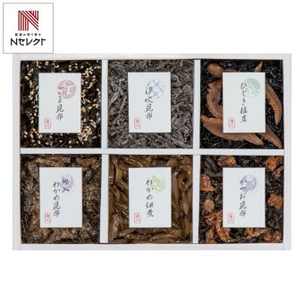 廣川昆布 御昆布 佃煮 詰め合わせ ギフトセット 6種入 つくだに 惣菜 ご飯のお供 佃煮詰め合わせ【北海道・沖縄県・離島 配送不可】