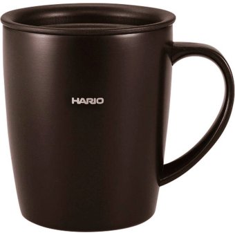 ハリオ フタ付き保温マグ 300mL SMF-300-B ブラック