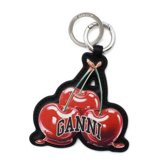 GANNI ガニー キーリング B3010054-099 CHERRY KEYRING キーホルダー レッド