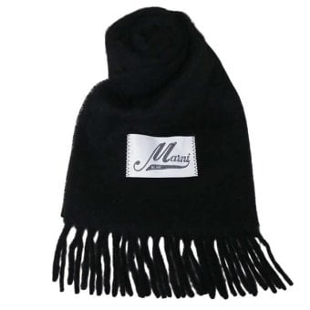 マルニ MARNI マフラー scmc0059y0-utw918-00n99 レディース BLACK