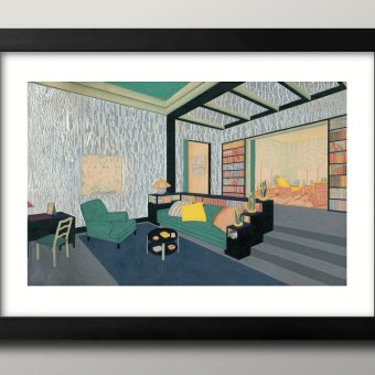 日本製 ウィノルド リース  A3 サイズ ポスター アート おしゃれ 絵画 インテリア 北欧 イラスト マット紙 艶消し アートパネル 額 フレーム デザイン 壁掛け ギフト 新築祝い ディスプレイ  速達 送料無料