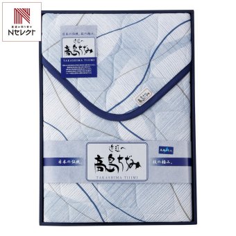 高島ちぢみ 洗えるキルト敷きパッド ギフト 寝具 日本製 キルト敷きパッド 洗える寝具【北海道・沖縄県・離島 配送不可】