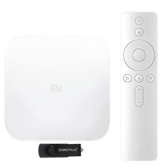 【当店限定USBメモリ付】オリジナルセット Xiaomi Box 4S+USB 小米盒子4S  MDZ-25-AA TVボックス 中国境内テレビの番組と映画と現場放送 中国番組 リモコン 【中級者向け・設定サポートなし】