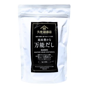 久世福商店　風味豊かな万能だし　8g×35包　280g　出汁パック　焼津かつお節・瀬戸内いりこ・焼きあご・昆布をブレンドした久世福の万能だし　#15248 [賞味期限 2027.03.21迄]