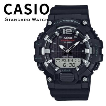 箱なし カシオ 腕時計 メンズ CASIO ブラック アナデジ 海外モデル 逆輸入 10年電池 100m防水 ワールドタイム ストップウォッチ アラーム LEDライト スポーツ アウトドア 誕生日 父の日 プレゼント ギフト 成人 卒業 入学