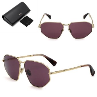 マックスマーラ サングラス MAX MARA MM0143/S 32Y 59 サングラス ノーズパッド MM0143-32Y-59 ゴールド パープル ユニセックス