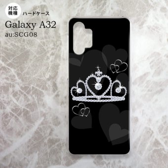SCG08 Galaxy A32 ケース ハードケース クラウン 黒 nk-a32-603