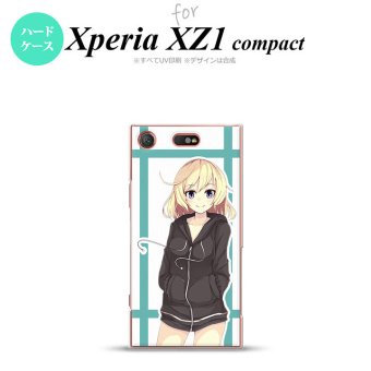 【SO02K】【スマホケース/スマホカバー】【エクスペリア XZ1】SO02K スマホケース Xperia XZ1 Compact SO-02K カバー エクスペリア XZ1 キャラB 水色 nk-so02k-1330【メール便送料無料】