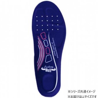 インソール ラスティングブル 中敷き 福山ゴム LA16800 LL ブルー 衝撃吸収 土踏まず サポート 通気性 メンズ レディース サイズ調整可能 クッション 作業靴 スニーカー ブーツ