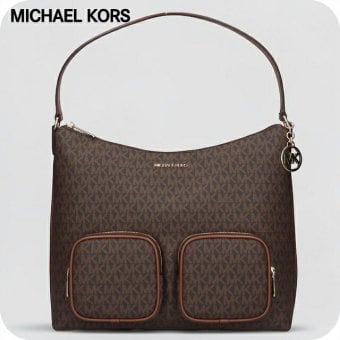 マイケルコース ショルダーバッグ レディース アウトレットブランド MICHAEL KORS メリット 35S6G0WL3B-BR BROWN