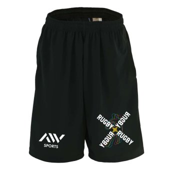 ラグビー ハーフパンツ ドライ メンズ ウェア レディース ジュニア 練習着 短パン 速乾 スポーツ 名入れ おしゃれ 半スボン 文字入れ無料 「ネオンスタイルのクロスRUGBY」 アートワークスコウベ 【送料無料】
