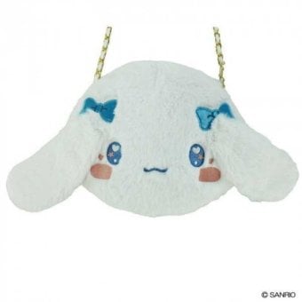 サンリオ シナモロール ファー チェーン ショルダー バッグ CN-116 レディース キッズ 女の子 子供用 ふわふわ もこもこ ミニバッグ ポーチ ポシェット キャラクター グッズ ギフト プレゼント サンリオ正規ライセンス品