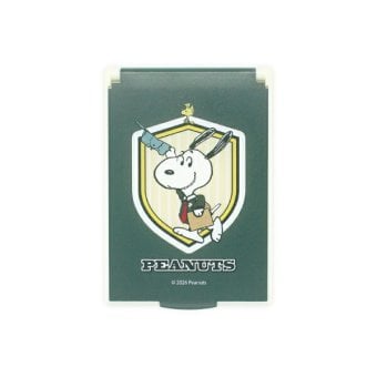 スヌーピー 折りたたみコンパクトミラー(Snoopy＆Woodstock) Preppystyle schoolbus
