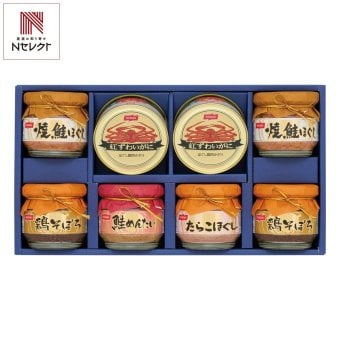 ニッスイ 缶詰 瓶詰ギフト 8点入 缶詰セット 詰め合わせ ご飯のお供【北海道・沖縄県・離島 配送不可】