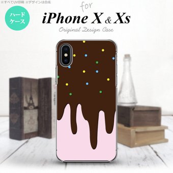 【iPhoneX】【スマホケース/スマホカバー】【アイフォンX】iPhoneX スマホケース カバー アイフォンX アイス ピンク nk-ipx-347【メール便送料無料】
