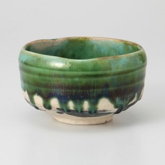 織部筆絵抹茶碗 陶器 美濃焼 やきものの里から、暮らしを贈ります。　ギフト 食器 セット テーブルウェア