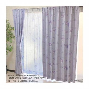 サンリオ クロミ カーテン 2枚組 幅100×200cm丈 SB-625-S キャラクター おしゃれ かわいい 子供部屋 寝室 リビング 洗える 遮光性 ドレープカーテン 窓辺 インテリア サンリオ正規ライセンス品