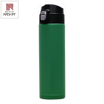 WELF ワンタッチ栓マグボトル 450mL グリーン マグボトル 水筒 保温保冷 ボトル ワンタッチオープン【北海道・沖縄県・離島 配送不可】