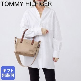 高品質ヨーロッパ輸入モデル トミーヒルフィガー TOMMY HILFIGER トートバッグ ミニトート ミニショルダー レディース POPETTE MINI クリーム AW0AW17709 ACC HORSERADISH 送別会 誕生日 結婚祝い 結婚式 彼氏 息子 夫 男性 名刺入れ 高級 父の日 母の日 即日発送