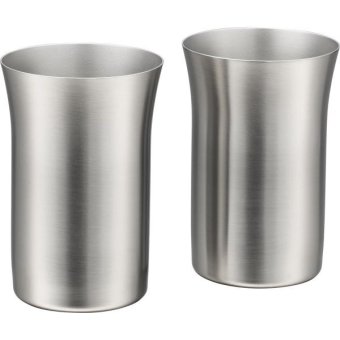 【ギフト対応無料】燕三 ステンレスカップ 260ml 2個組 EM-090 [日本製] ※送料無料(北海道・沖縄は除く)