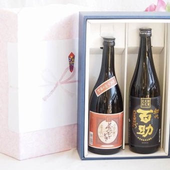 プレミアム焼酎 夢のひとときギフトボックス 本格芋焼酎 夢のひととき23°(大分県)720ml麦焼酎初代 百助25°(大分県)720ml