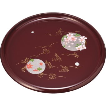 紀州塗 紀州塗 円華 ８寸 信貴丸盆 [26-0216-071] ２２０４０９３ プレミアムギフト 贈り物 お祝い ユリア樹脂 日本製 内祝い 出産内祝い 結婚内祝い 快気祝い 新築祝い お返し 贈り物 プレゼント ギフト