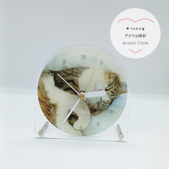 うちの子オリジナルアクリル時計