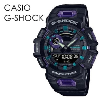 カシオ Gショック Bluetooth スポーツやトレーニングに特化したモデル GPS機能 オートラップ機能 距離計測 モバイルリンク ジーショック メンズ 腕時計 手表 アナデジ ブラック パープル CASIO G-SHOCK 成人 卒業 入学