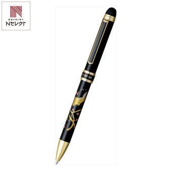 プラチナ ダブルアクション近代蒔絵 多機能ペン ホウオウ ボールペン シャープペン 文具 筆記具【北海道・沖縄県・離島 配送不可】
