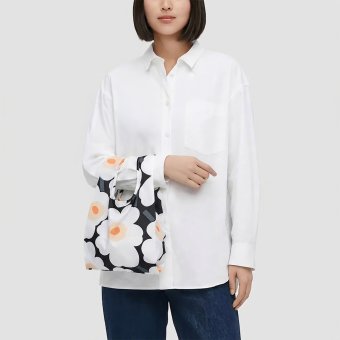 マリメッコ marimekko ミニエコバッグ 買い物袋 ミニスマートバッグ 2026冬新作 ウニッコ オフホワイト ブラック オレンジ 96125 096125 192 北欧雑貨 北欧デザイン 送別会 誕生日 お中元 結婚祝い 結婚式 高級 父の日 母の日 ホワイトデー【スペシャルラッピング660円(別売り)】 ネコポス