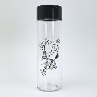 スヌーピー クリアボトル シェフシリーズ ブラック クロワッサン 水筒 ランチ 日本製 SNOOPY