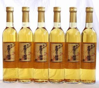 9本セット　万上　金箔入り梅酒　500ml×9本
