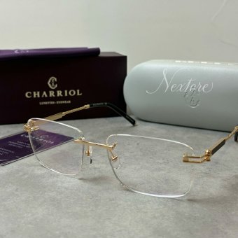 【並行輸入品】【正規品・新品】CHARRIOL シャリオール PC75115 C03 フランス製 リムレス サングラス メガネ 眼鏡 メンズ レディース 伊達メガネ ビジネス 普段使い おしゃれ プレゼント ギフト クリスマス 送料無料
