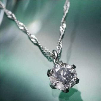 ネックレス レディース ダイヤモンド 0.25ct 純プラチナ Pt999 ペンダント 華奢 シンプル 誕生石 アクセサリー ギフト ジュエリー 宝石 贈り物 お祝い
