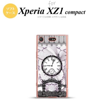 【SO02K】【スマホケース/スマホカバー】【エクスペリア XZ1】SO02K スマホケース Xperia XZ1 Compact SO-02K カバー エクスペリア XZ1 妖精と時計 黒 nk-so02k-tp1256【メール便送料無料】