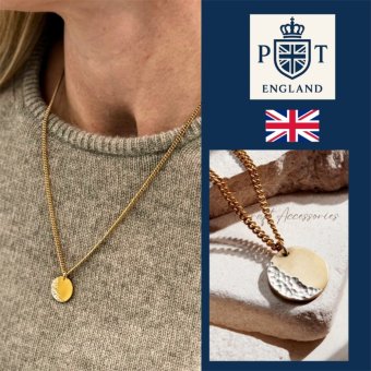 英国製 ハンドメイドネックレス レディース 18Kゴールドプレーティング 上品 シンプル 誕生日 記念日 ギフト母の日 記念日 クリスマスプレゼント 
