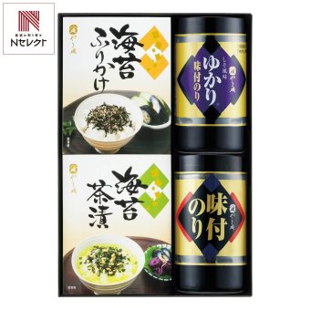 やま磯 味のり 卓上バラエティ ギフトセット 4種入 味付海苔 お茶漬け ご飯のお供 味付のり ふりかけ【北海道・沖縄県・離島 配送不可】