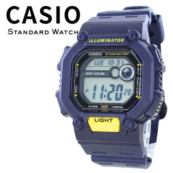 箱なし カシオ 腕時計 メンズ CASIO デジタル ネイビー 10年電池 100m防水 ストップウォッチ アラーム LEDライト 軽量 スポーツ アウトドア 海外モデル 逆輸入 通勤 通学 プレゼント ギフト 成人 卒業 入学