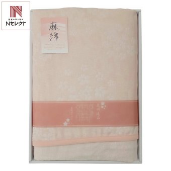 泉州逸品 麻混 五重織ガーゼケット ギフト 寝具 日本製 肌掛け寝具 綿 麻 ガーゼ【北海道・沖縄県・離島 配送不可】