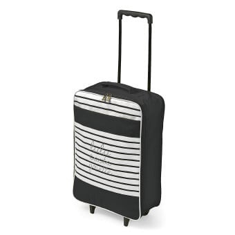 LuluCastagnette キャリーケース 折りたたみタイプ A/ブラック 15-5019-10 景品 記念品 粗品 ノベルティ 名入れ 御挨拶 ご挨拶