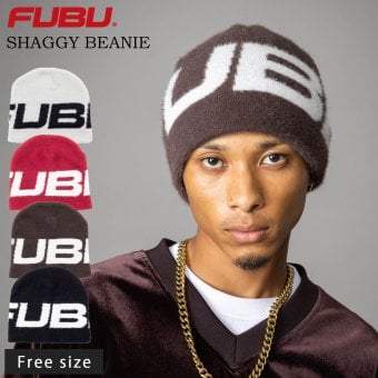 FUBU フブ ニットキャップ メンズ シャギー ビーニー ニット帽 防寒 アクリル ブランド ギフト プレゼント ヒップホップ ダンス レディース ユニセックス 秋冬 fam-62901 2026FW karlas
